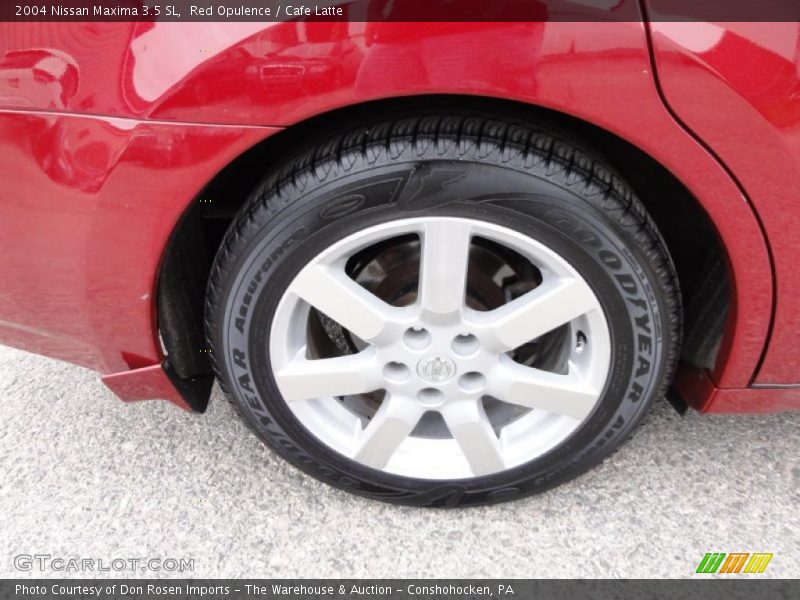 Red Opulence / Cafe Latte 2004 Nissan Maxima 3.5 SL