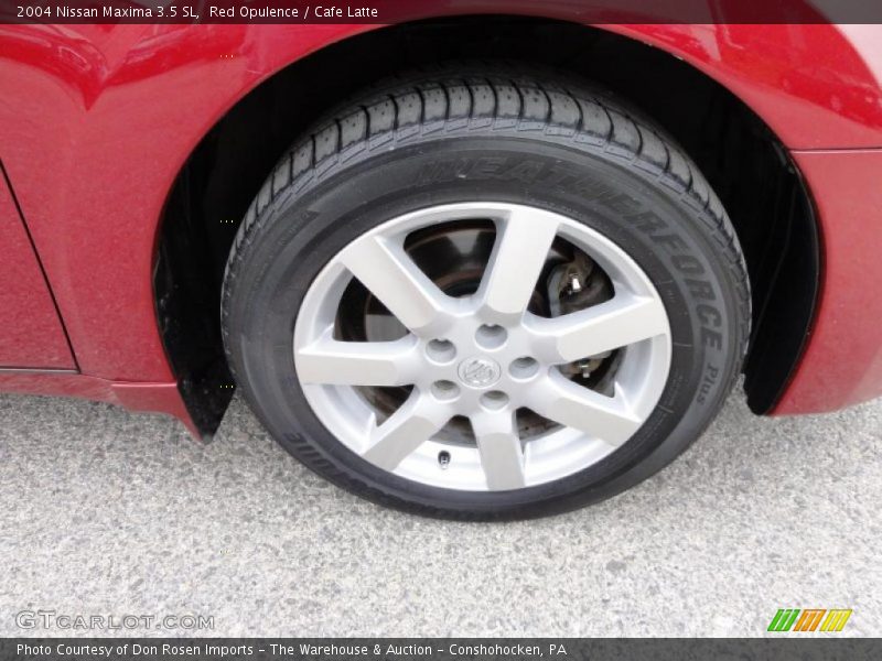 Red Opulence / Cafe Latte 2004 Nissan Maxima 3.5 SL