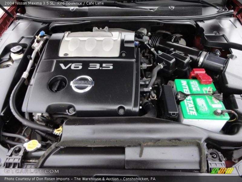 Red Opulence / Cafe Latte 2004 Nissan Maxima 3.5 SL