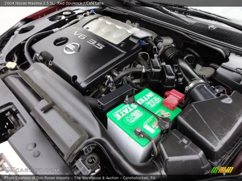 Red Opulence / Cafe Latte 2004 Nissan Maxima 3.5 SL