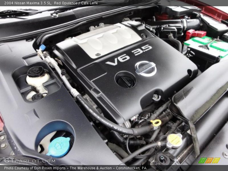 Red Opulence / Cafe Latte 2004 Nissan Maxima 3.5 SL