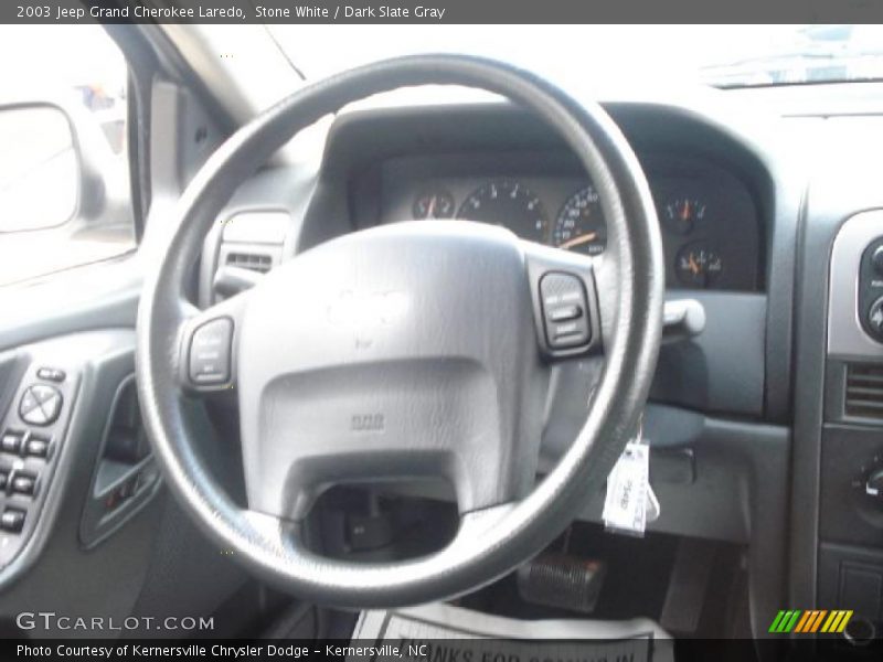 Stone White / Dark Slate Gray 2003 Jeep Grand Cherokee Laredo