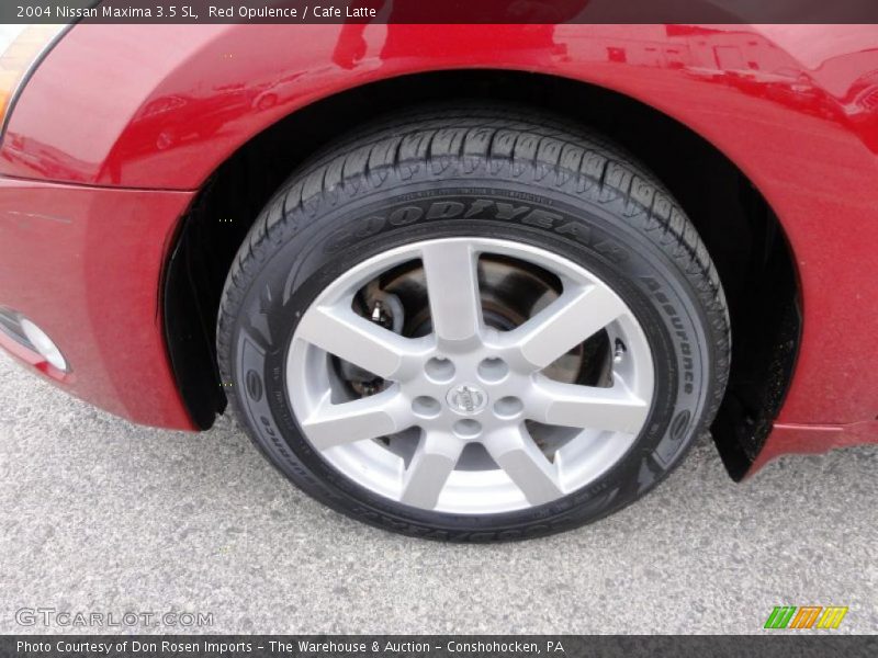 Red Opulence / Cafe Latte 2004 Nissan Maxima 3.5 SL