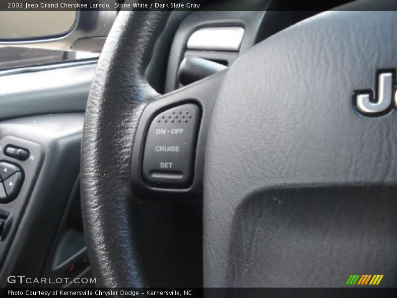 Stone White / Dark Slate Gray 2003 Jeep Grand Cherokee Laredo