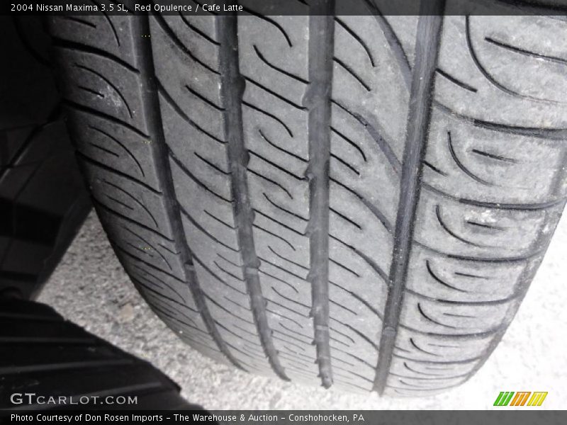 Red Opulence / Cafe Latte 2004 Nissan Maxima 3.5 SL