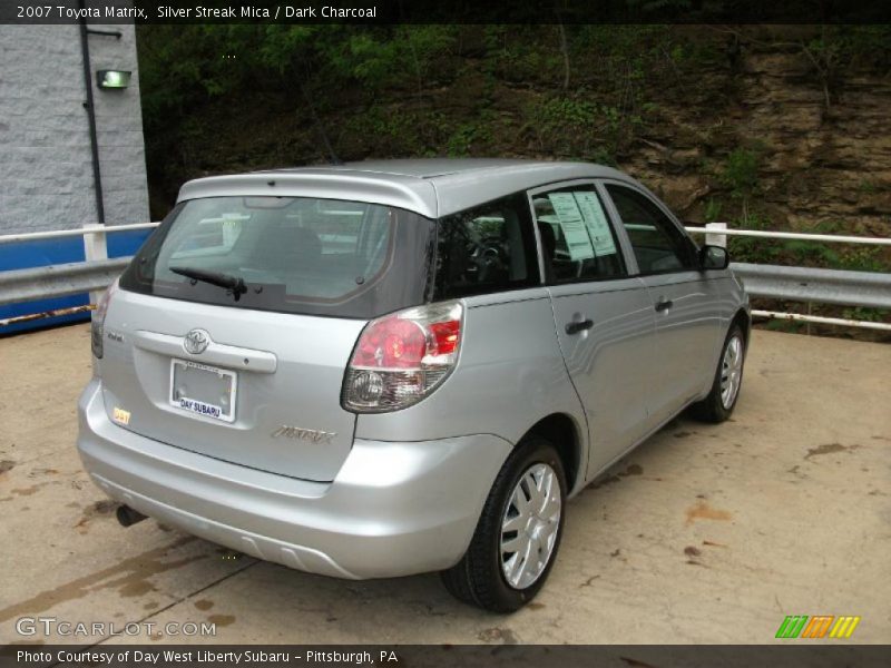 Silver Streak Mica / Dark Charcoal 2007 Toyota Matrix
