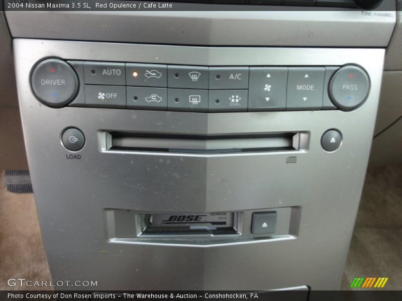 Red Opulence / Cafe Latte 2004 Nissan Maxima 3.5 SL