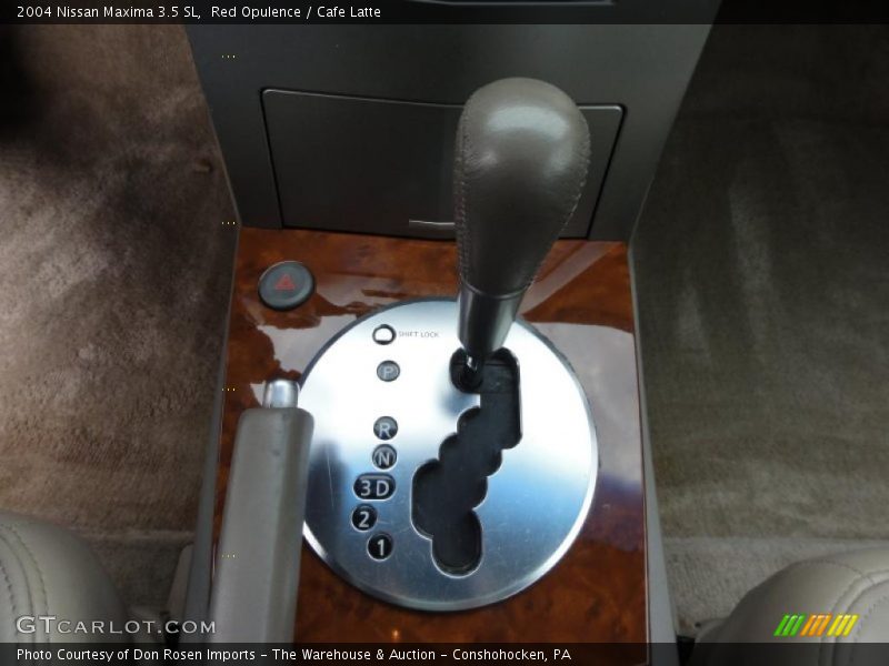 Red Opulence / Cafe Latte 2004 Nissan Maxima 3.5 SL