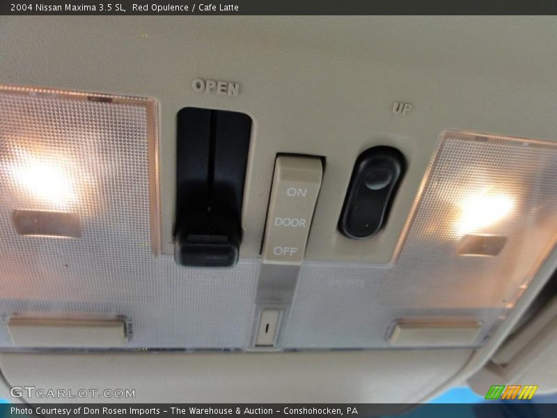 Red Opulence / Cafe Latte 2004 Nissan Maxima 3.5 SL
