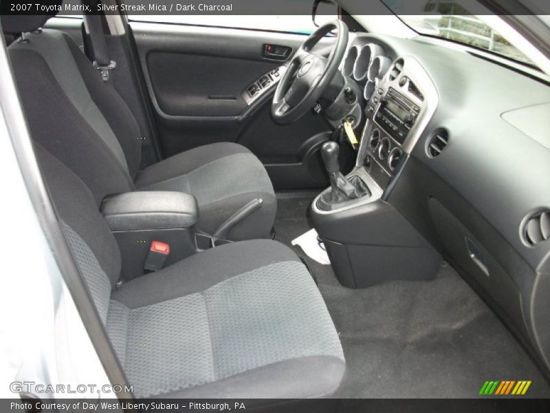 Silver Streak Mica / Dark Charcoal 2007 Toyota Matrix