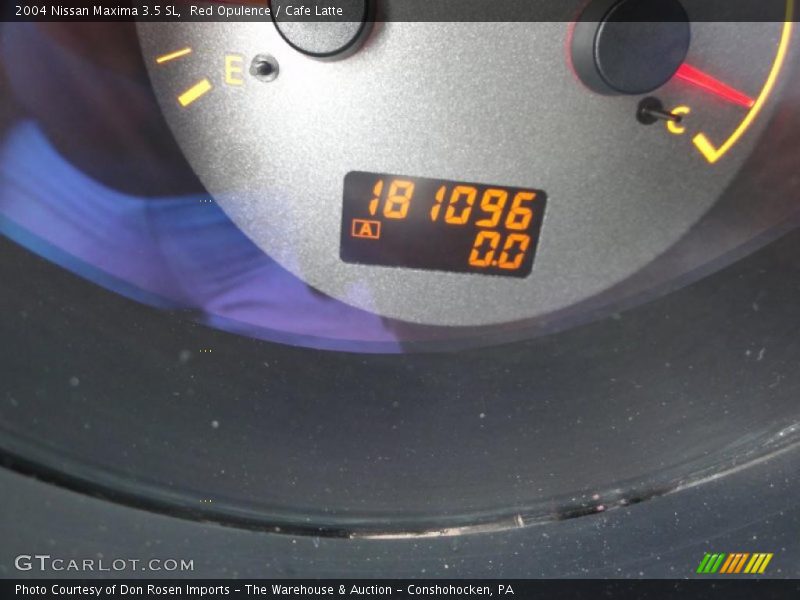 Red Opulence / Cafe Latte 2004 Nissan Maxima 3.5 SL