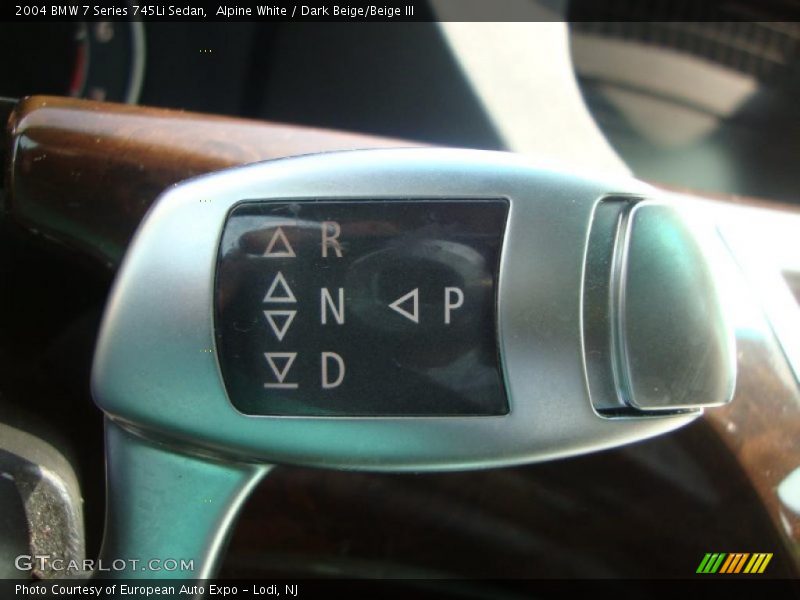 Alpine White / Dark Beige/Beige III 2004 BMW 7 Series 745Li Sedan