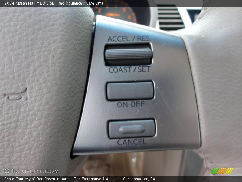 Red Opulence / Cafe Latte 2004 Nissan Maxima 3.5 SL