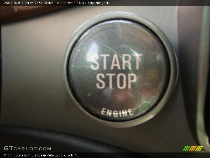Alpine White / Dark Beige/Beige III 2004 BMW 7 Series 745Li Sedan