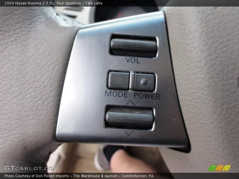 Red Opulence / Cafe Latte 2004 Nissan Maxima 3.5 SL
