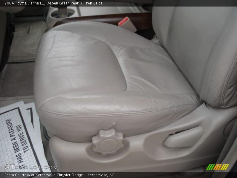 Aspen Green Pearl / Fawn Beige 2004 Toyota Sienna LE