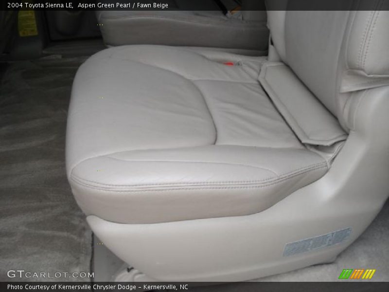 Aspen Green Pearl / Fawn Beige 2004 Toyota Sienna LE