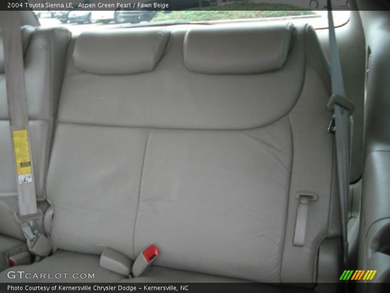 Aspen Green Pearl / Fawn Beige 2004 Toyota Sienna LE