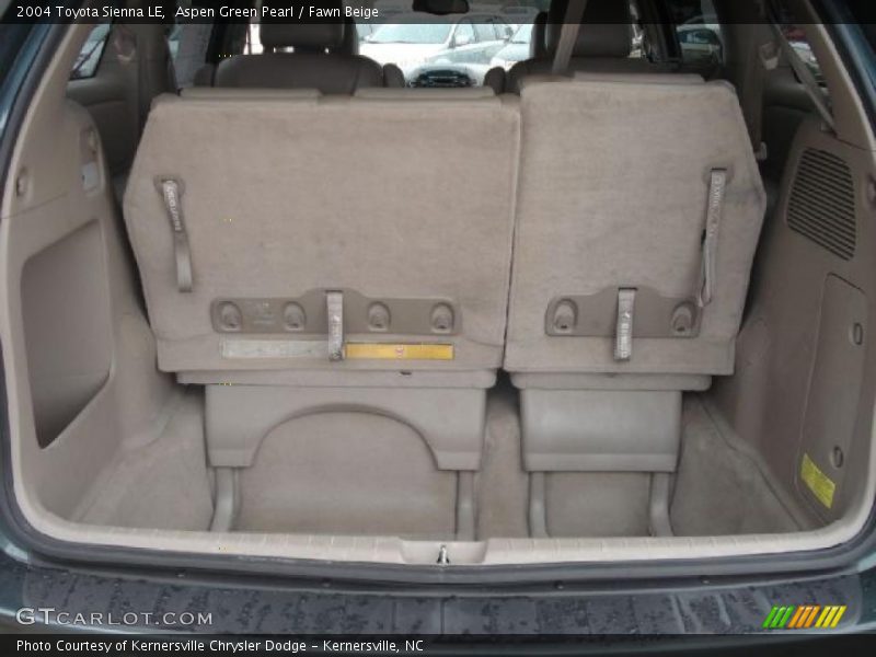 Aspen Green Pearl / Fawn Beige 2004 Toyota Sienna LE