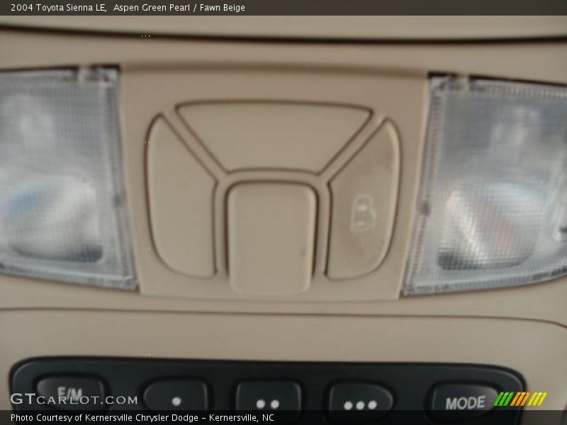 Aspen Green Pearl / Fawn Beige 2004 Toyota Sienna LE