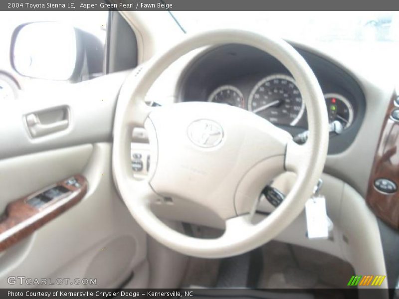Aspen Green Pearl / Fawn Beige 2004 Toyota Sienna LE