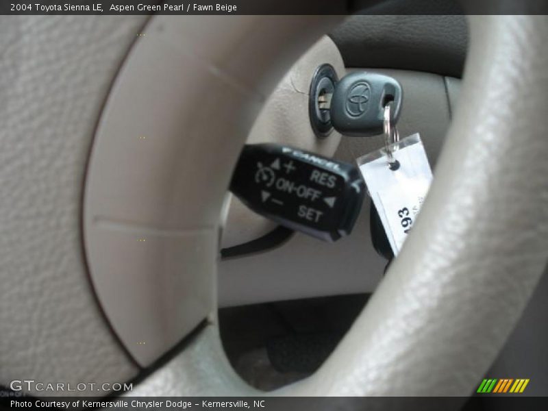 Aspen Green Pearl / Fawn Beige 2004 Toyota Sienna LE