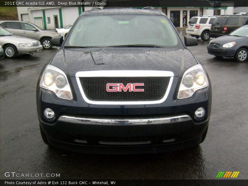 Deep Blue Metallic / Ebony 2011 GMC Acadia SLE AWD