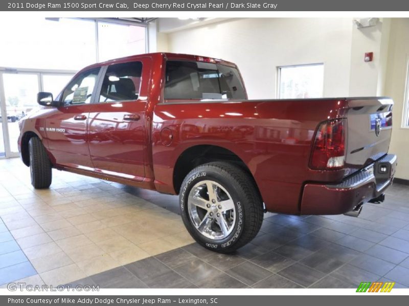 Deep Cherry Red Crystal Pearl / Dark Slate Gray 2011 Dodge Ram 1500 Sport Crew Cab