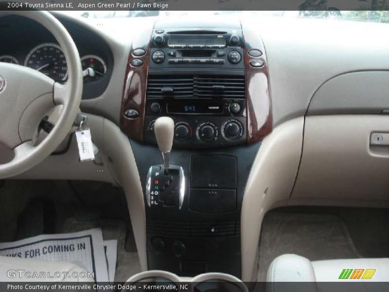Aspen Green Pearl / Fawn Beige 2004 Toyota Sienna LE