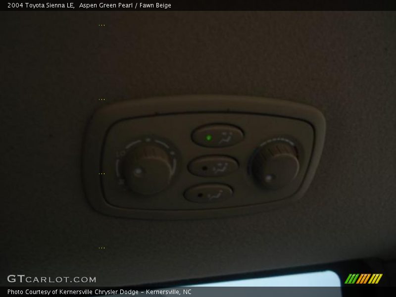 Aspen Green Pearl / Fawn Beige 2004 Toyota Sienna LE