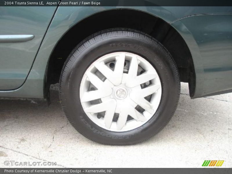 Aspen Green Pearl / Fawn Beige 2004 Toyota Sienna LE