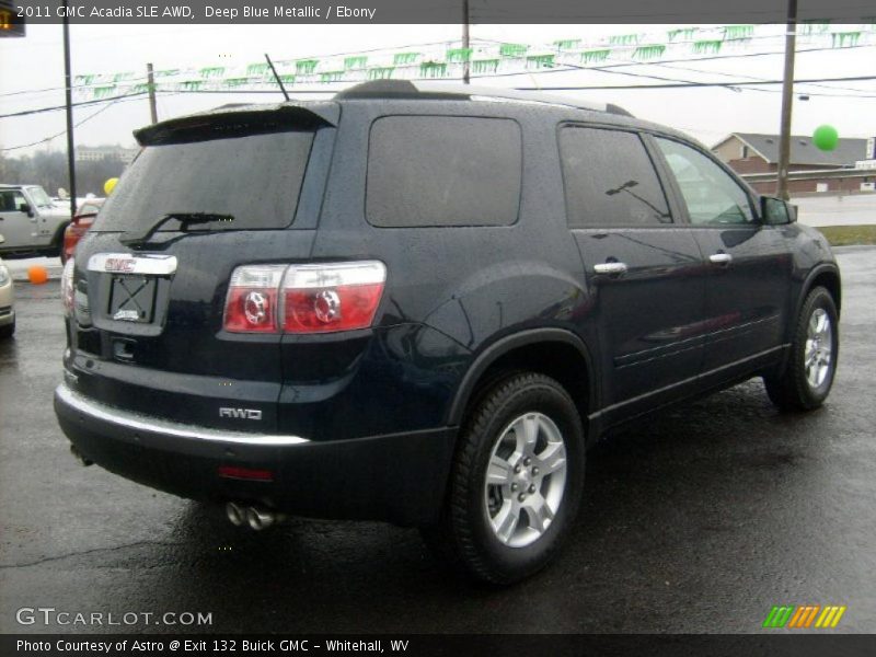 Deep Blue Metallic / Ebony 2011 GMC Acadia SLE AWD