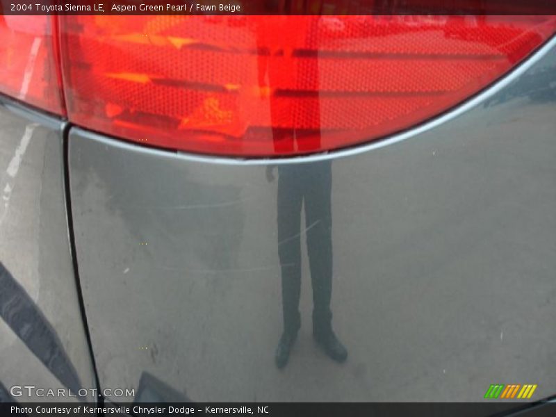 Aspen Green Pearl / Fawn Beige 2004 Toyota Sienna LE