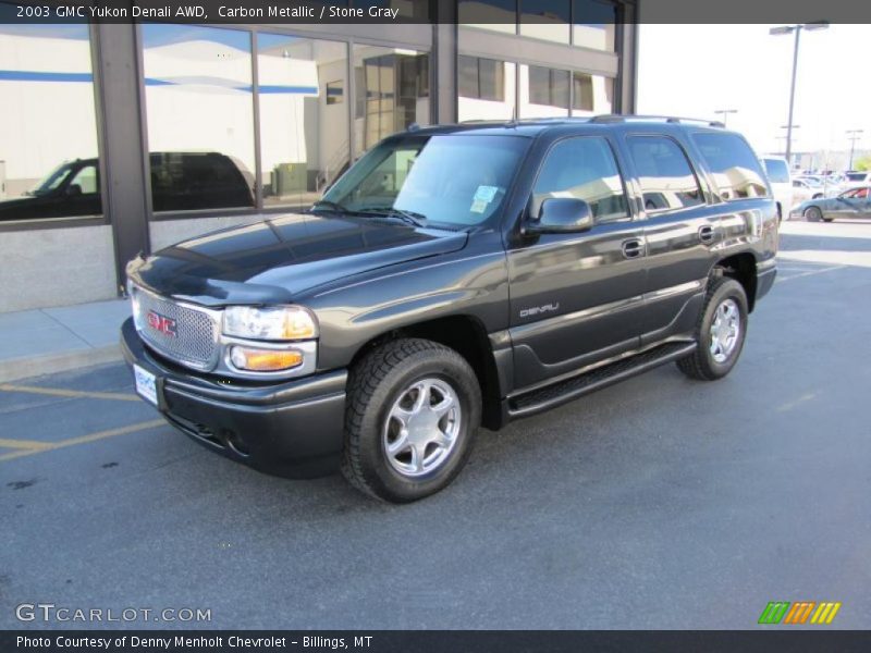 Carbon Metallic / Stone Gray 2003 GMC Yukon Denali AWD