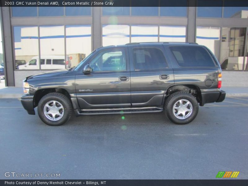 Carbon Metallic / Stone Gray 2003 GMC Yukon Denali AWD