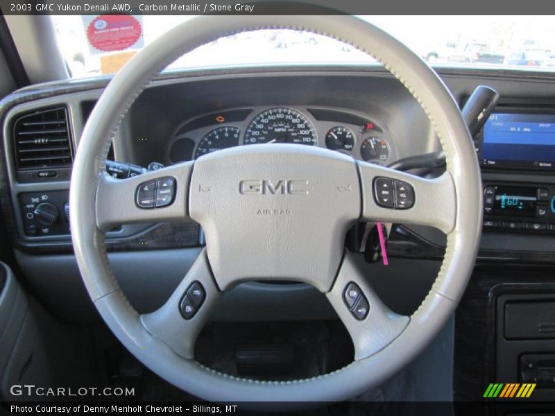 Carbon Metallic / Stone Gray 2003 GMC Yukon Denali AWD