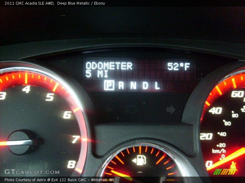 Deep Blue Metallic / Ebony 2011 GMC Acadia SLE AWD