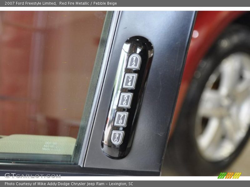 Red Fire Metallic / Pebble Beige 2007 Ford Freestyle Limited