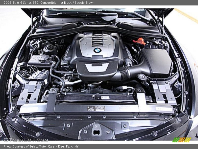 Jet Black / Saddle Brown 2008 BMW 6 Series 650i Convertible