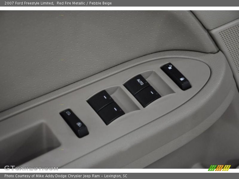 Red Fire Metallic / Pebble Beige 2007 Ford Freestyle Limited
