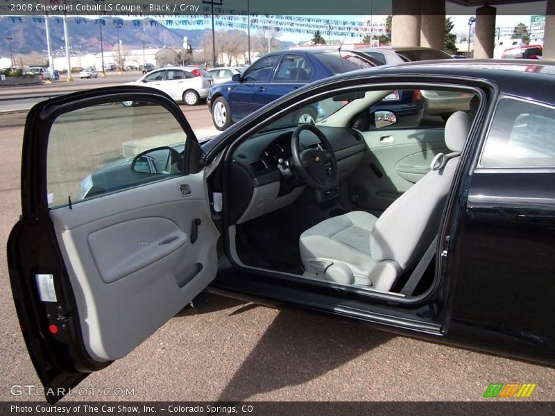 Black / Gray 2008 Chevrolet Cobalt LS Coupe