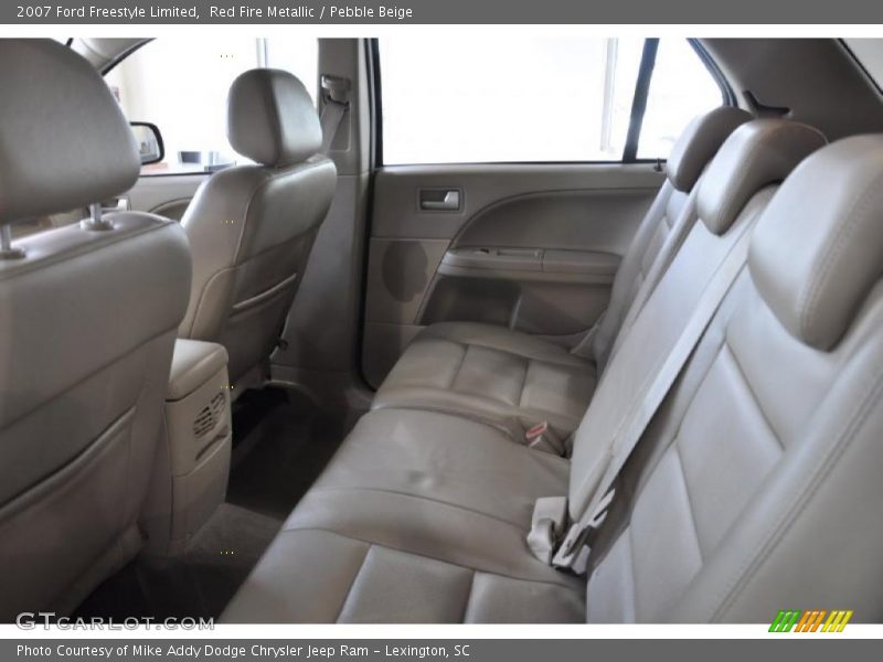 Red Fire Metallic / Pebble Beige 2007 Ford Freestyle Limited