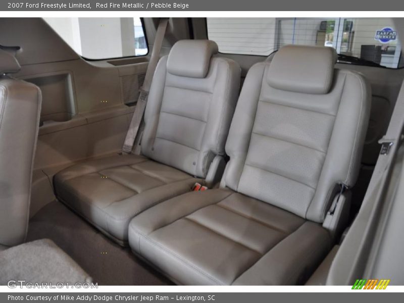 Red Fire Metallic / Pebble Beige 2007 Ford Freestyle Limited