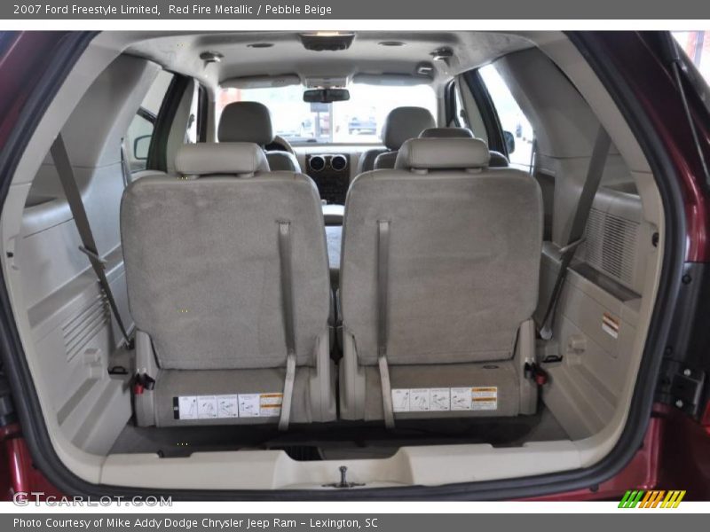Red Fire Metallic / Pebble Beige 2007 Ford Freestyle Limited