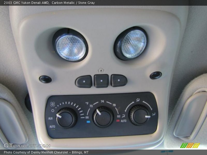 Controls of 2003 Yukon Denali AWD
