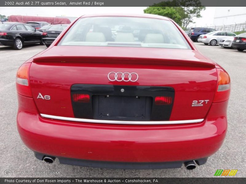 Amulet Red / Beige 2002 Audi A6 2.7T quattro Sedan