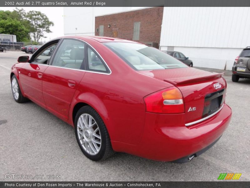 Amulet Red / Beige 2002 Audi A6 2.7T quattro Sedan