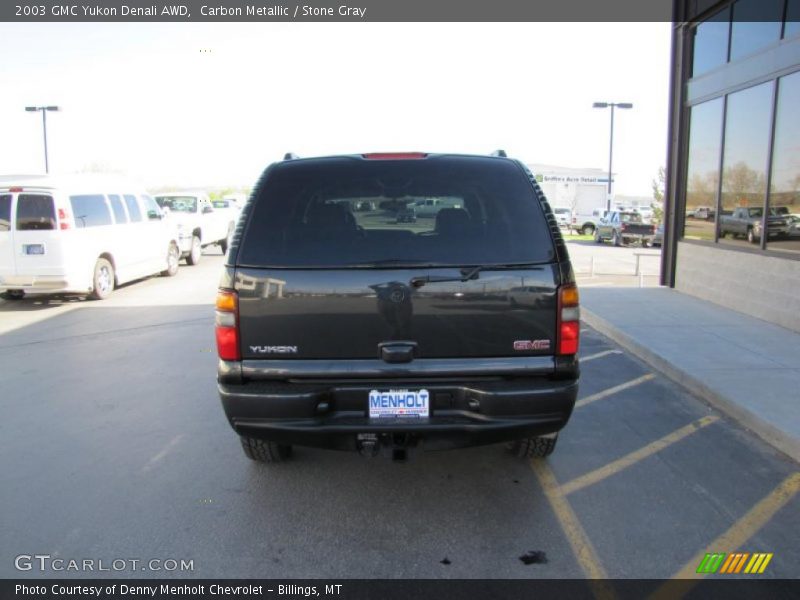 Carbon Metallic / Stone Gray 2003 GMC Yukon Denali AWD