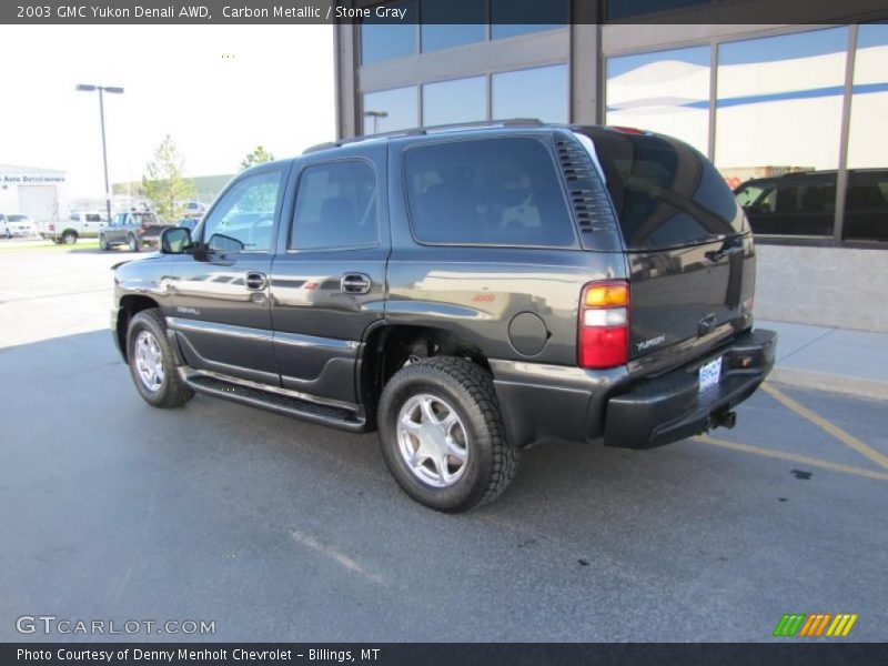 Carbon Metallic / Stone Gray 2003 GMC Yukon Denali AWD