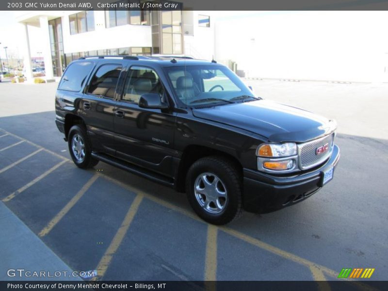 Carbon Metallic / Stone Gray 2003 GMC Yukon Denali AWD